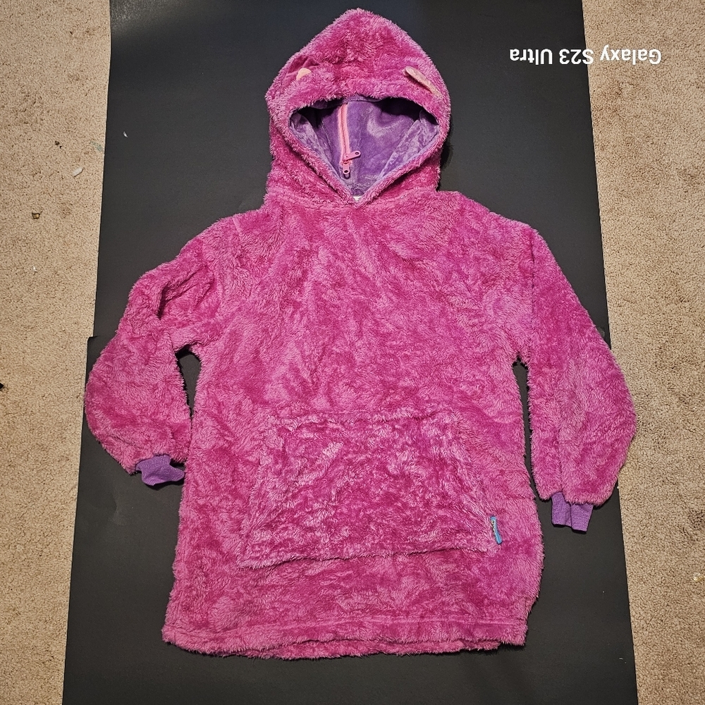 Huggle Pet Pink Kitty Hoodie One Size (Child) - Picture 2 of 12